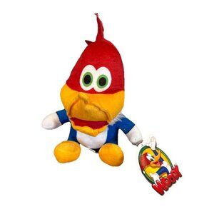 Woody The Woodpecker 7” Plush Toy Factory NWT RARE Stuffed Animal